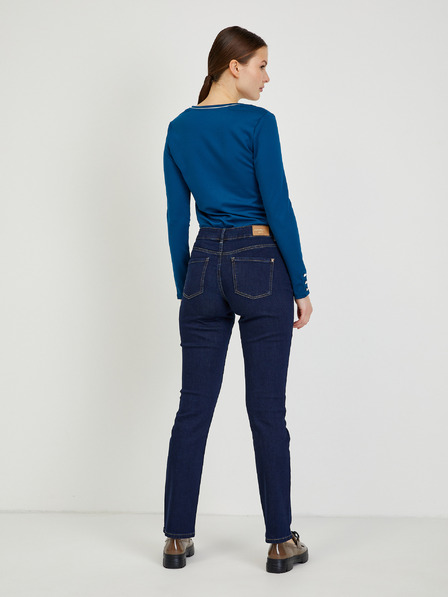 Orsay Dunkelblaue Damen-Straight-Fit-Jeans ORSAY