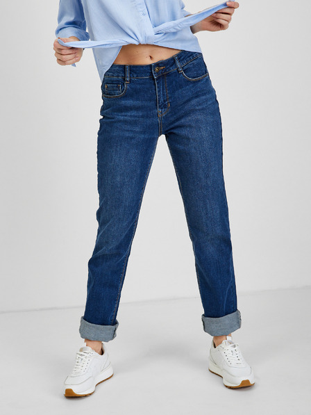 Orsay Blaue Damenjeans straight mid waist ORSAY