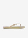 Orsay Beige gemusterte Damen-Flip-Flops ORSAY