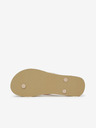 Orsay Beige gemusterte Damen-Flip-Flops ORSAY