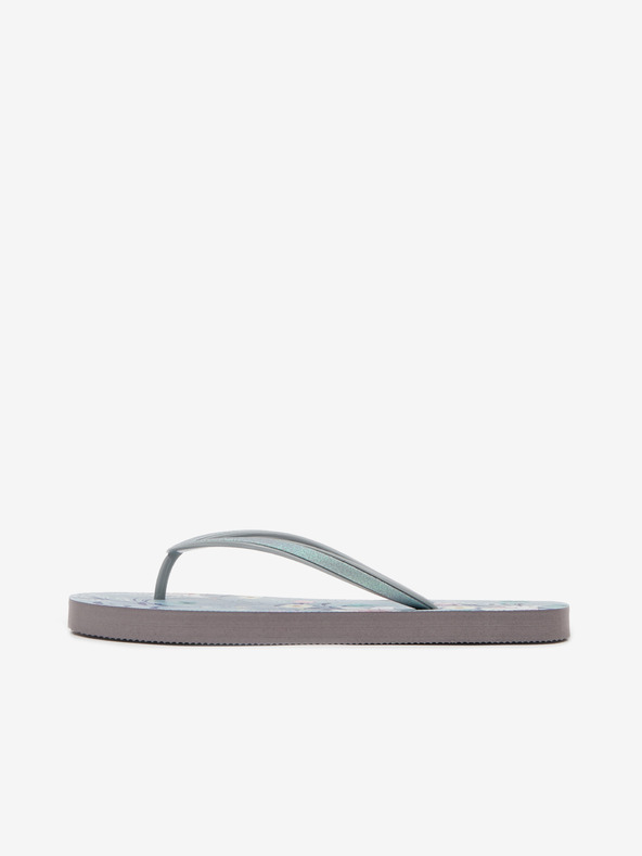 Orsay Hellblaue gemusterte Damen-Flip-Flops ORSAY