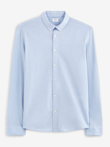 Celio Hellblaues Herrenhemd Celio Bapik