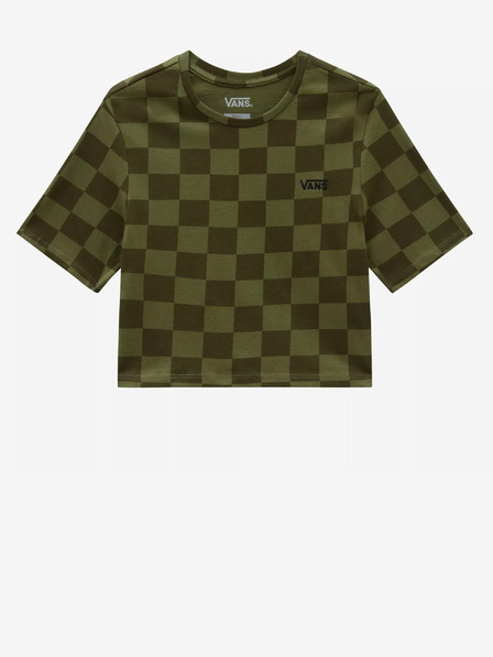 Vans Grünes kariertes Damen-Shirt VANS Checker