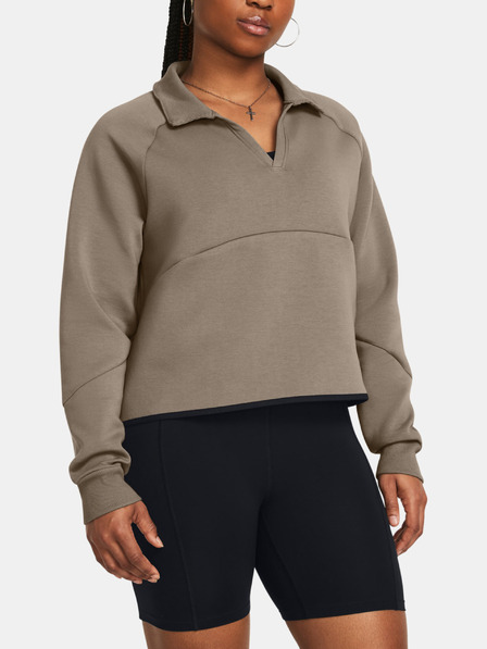 Under Armour Damen-Sweatshirt Under Armour Unstoppable Flc Rugby Crop