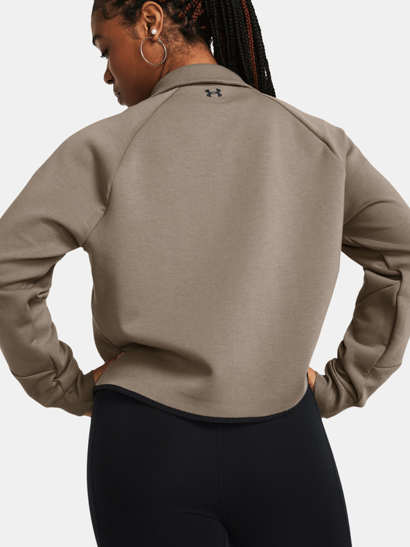 Under Armour Damen-Sweatshirt Under Armour Unstoppable Flc Rugby Crop