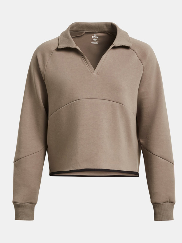 Under Armour Damen-Sweatshirt Under Armour Unstoppable Flc Rugby Crop