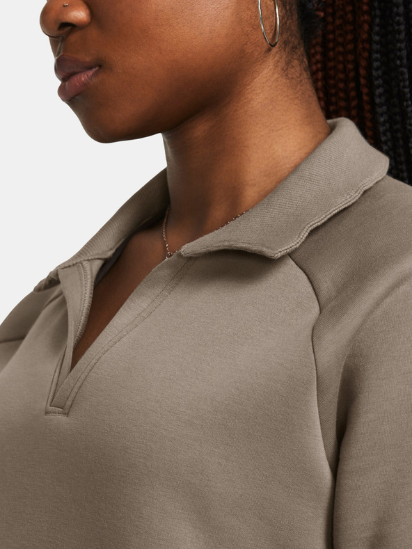 Under Armour Damen-Sweatshirt Under Armour Unstoppable Flc Rugby Crop