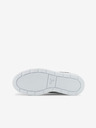 Puma Weiße Karmen Rebelle Leder Plateau-Sneakers für Damen