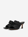 ONLY Schwarze Damen-Slipper mit Absatz ONLY Alysssa-4