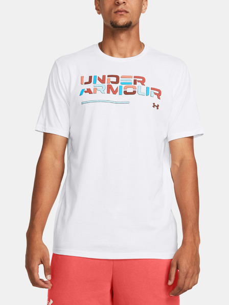 Under Armour Herren-T-Shirt Under Armour UA Colorblock Wordmark SS