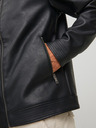 Jack & Jones Schwarze Jack & Jones Rocky Herren Lederjacke