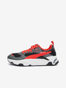 Puma Rote und graue Herren-Turnschuhe mit Lederdetails Puma F1 Trinity