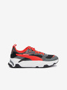 Puma Rote und graue Herren-Turnschuhe mit Lederdetails Puma F1 Trinity