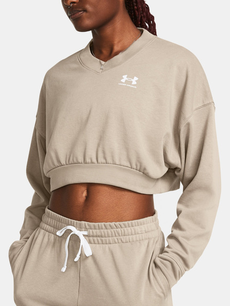 Under Armour Damen-Sweatshirt Under Armour UA Rival Terry OS Crop Crw