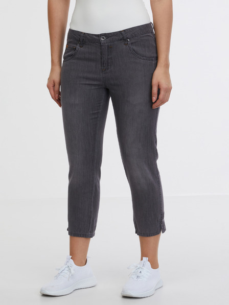 Sam 73 Graue dreiviertel Jeans mit gerader Passform für Damen SAM 73 Antonella