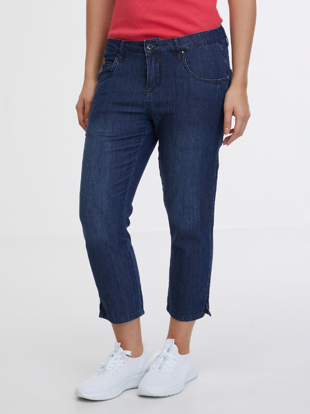 Sam 73 Dunkelblaue dreiviertel Jeans mit gerader Passform für Damen SAM 73 Antonella