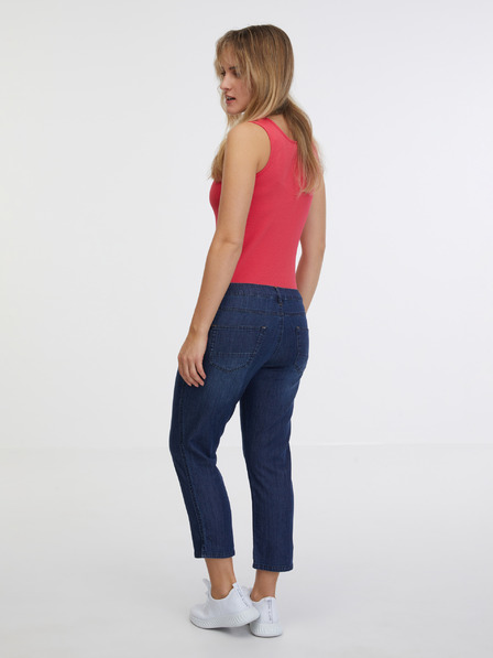 Sam 73 Dunkelblaue dreiviertel Jeans mit gerader Passform für Damen SAM 73 Antonella