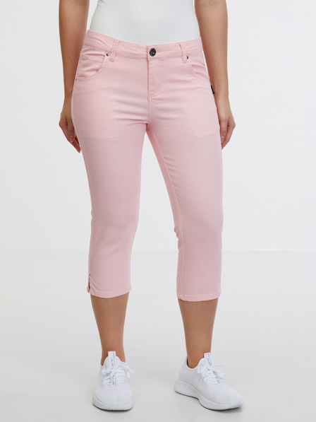 Sam 73 Hellrosa Damen-Dreivierteljeans mit schmaler Passform SAM 73 Amara