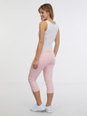 Sam 73 Hellrosa Damen-Dreivierteljeans mit schmaler Passform SAM 73 Amara