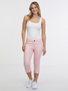 Sam 73 Hellrosa Damen-Dreivierteljeans mit schmaler Passform SAM 73 Amara
