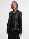 Orsay Schwarze Damen Lederjacke ORSAY