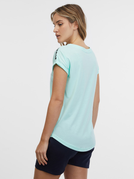 Sam 73 Türkisfarbenes Damen-T-Shirt SAM 73 Iris