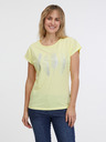 Sam 73 Hellgelbes Damen-Basic-T-Shirt SAM 73 Clorinda