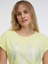 Sam 73 Hellgelbes Damen-Basic-T-Shirt SAM 73 Clorinda