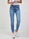 Orsay Hellblaue abgeschnittene Skinny Fit Jeans ORSAY