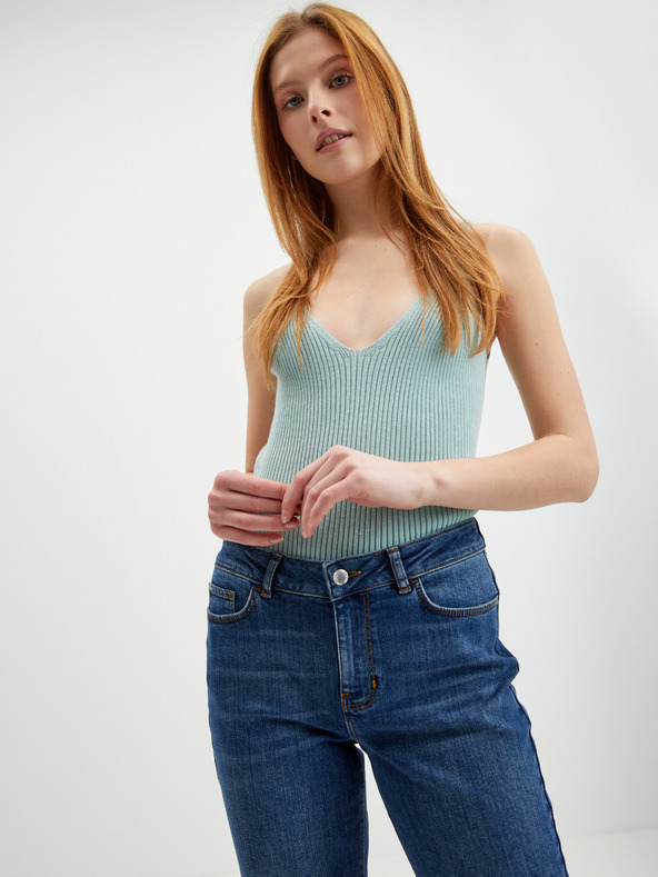 Orsay Dunkelblaue Damenjeans mit gerader Passform ORSAY