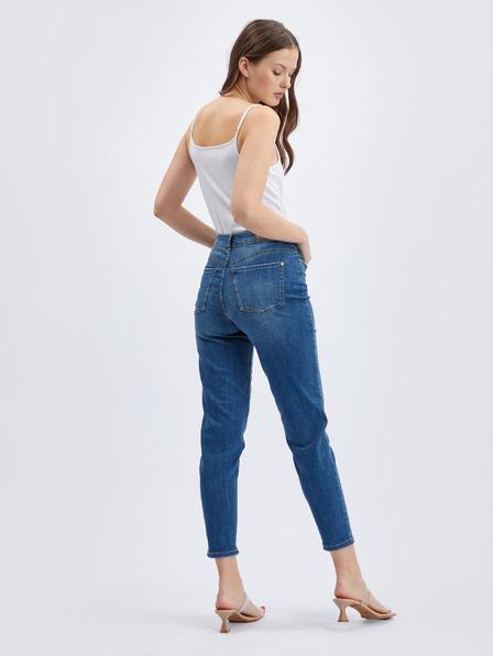 Orsay Dunkelblaue Damen Mom-Jeans ORSAY