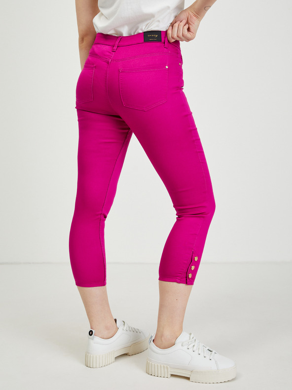 Orsay ORSAY Damenhose dunkelrosa gekürzt