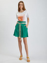 Orsay Grüne Damen-Leinen-Shorts ORSAY