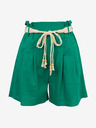 Orsay Grüne Damen-Leinen-Shorts ORSAY