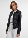 Orsay Schwarze Damen Lederjacke ORSAY
