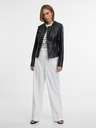Orsay Schwarze Damen Lederjacke ORSAY