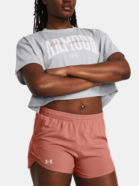 Under Armour Damen T-Shirt Under Armour UA HW SCRIPTED WM CROP SS