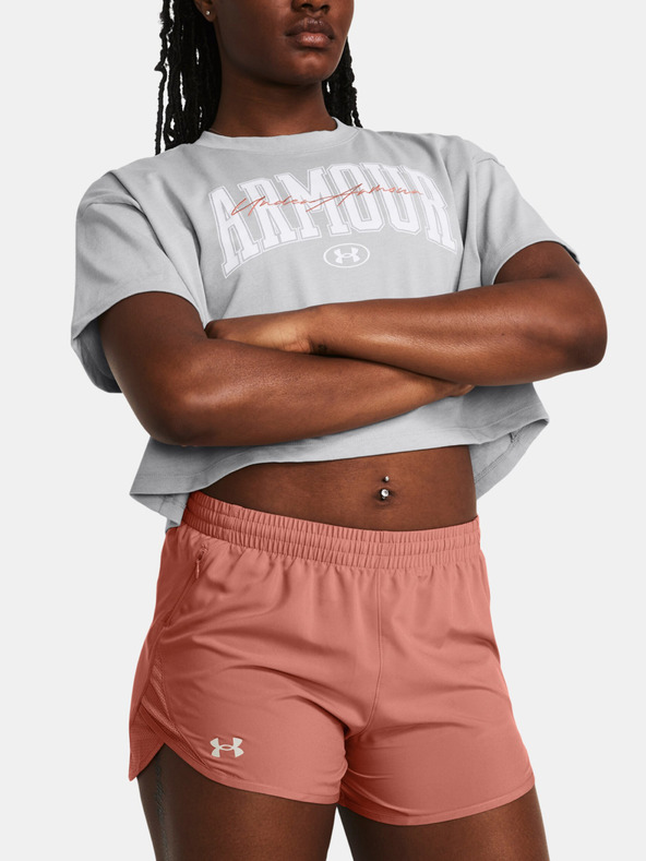 Under Armour Damen T-Shirt Under Armour UA HW SCRIPTED WM CROP SS