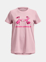 Under Armour Mädchen T-Shirt Under Armour Tech Solid Print Fill BL SSC