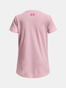 Under Armour Mädchen T-Shirt Under Armour Tech Solid Print Fill BL SSC