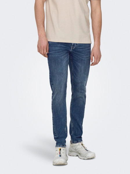 ONLY & SONS Dunkelblaue Herren Skinny Fit Jeans ONLY & SONS Warp