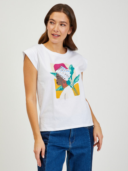 Orsay Weißes Damen-T-Shirt ORSAY