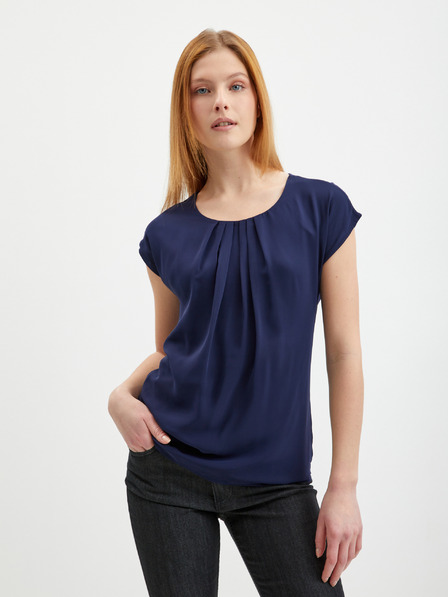 Orsay Dunkelblaue Damen Bluse ORSAY
