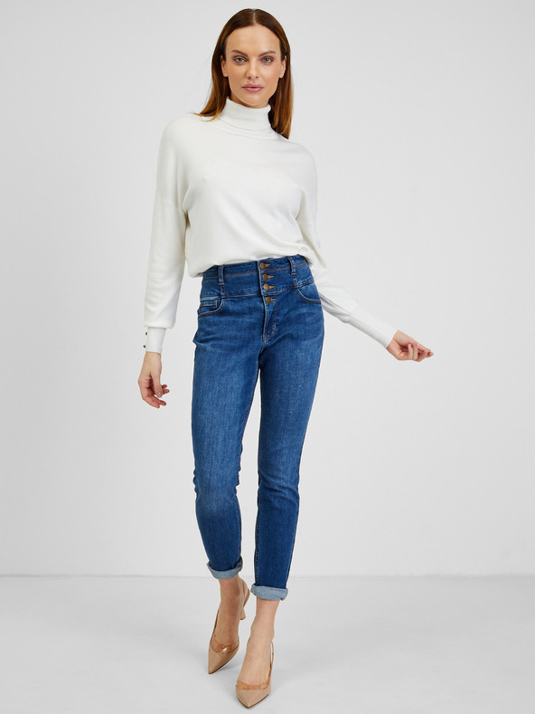 Orsay Dunkelblaue Skinny Fit Jeans Damen ORSAY