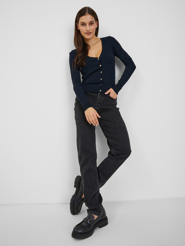 Orsay Dunkelblaue Damen Strickjacke ORSAY