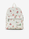 Desigual Weißer geblümter Damenrucksack Desigual Delirium Mombasa Mini