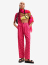 Desigual Dunkelrosa Desigual Siena Damen-Spitzenhemd