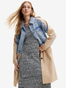 Desigual Blauer und beiger Damen Desigual Shorlock Trenchcoat