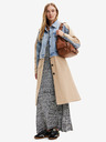 Desigual Blauer und beiger Damen Desigual Shorlock Trenchcoat