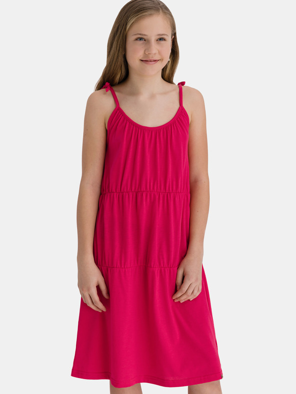 Sam 73 Rosa Mädchen trägerloses Kleid SAM 73